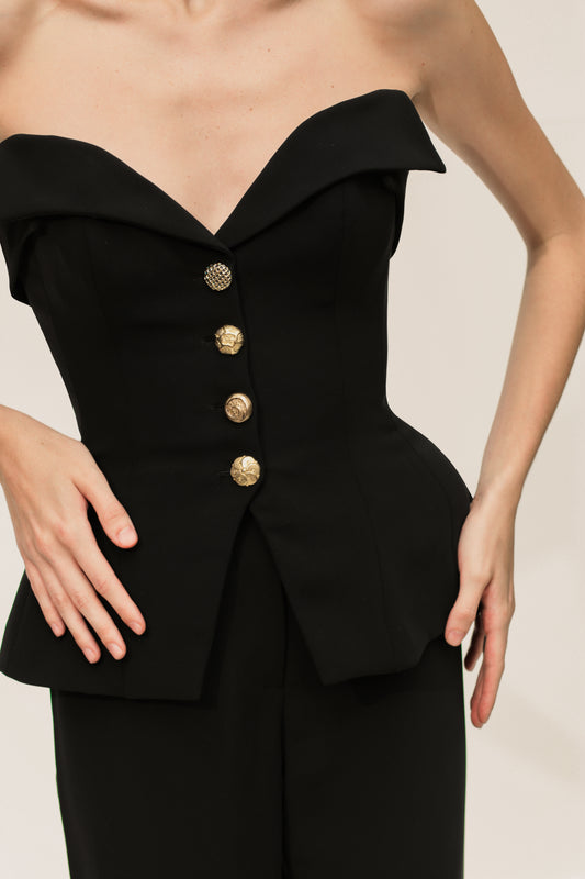 STREAPLESS BLAZER SET